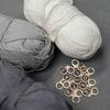10pcs Number 0-9 Stitch Markers Charms Removable Clip On Clasp Charm Locking Metal Knitting Markers For Sewing Knit Supplies