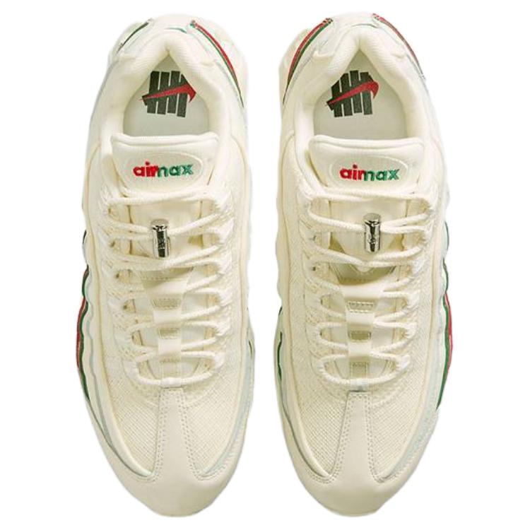 Neporažený x Nike Air Max 95 Sail Pánské tenisky Bílá Metalická-Stříbrná Gorge-Green IB4453-100