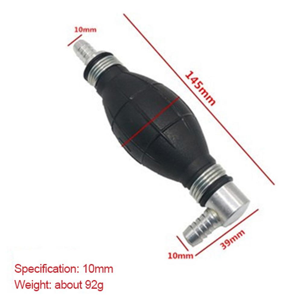 BLACK Manual Fuel Pump 6 8 10 12mm Wide Application Manual Pump Withstand Temperatures Working Pressure Range Package Content