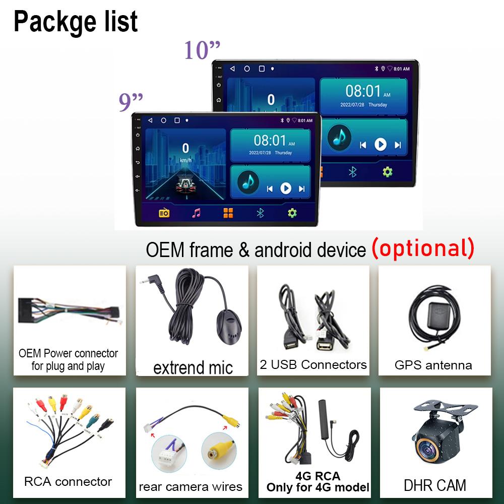 9 10 Inch Car Android For Volkswagen Nissan Hyundai Kia Toyota Multimedia Video Player 2 Din GPS Navigation Bluetooth 8 Core 5G