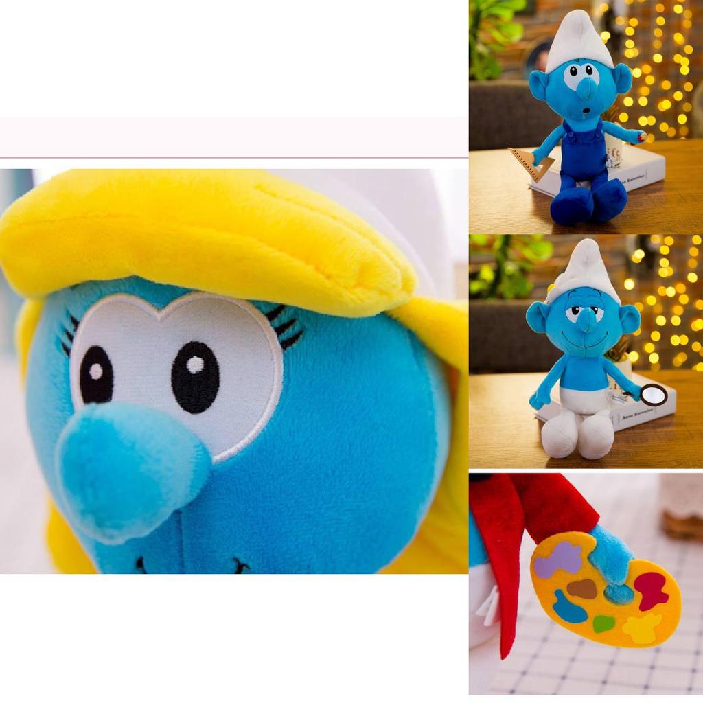 Smurfs Plush Toy Doll Pillow Soft And Cuddly Birthday Gift For Kids