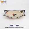 Wuhe Classic Rooster Market Style Melamine Hexagonal Sauce Dish