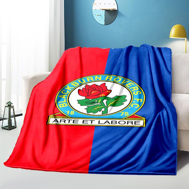 Rovers Crest Football Club Bedruckte Decken Weiche Flanelldecken für Sofa Bett Geschenke für Männer Frauen Picknickdecke Weihnachtsgeschenke
