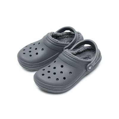 Fw Crocs Classic Lined Clogs Slate Grey 203591 0ex