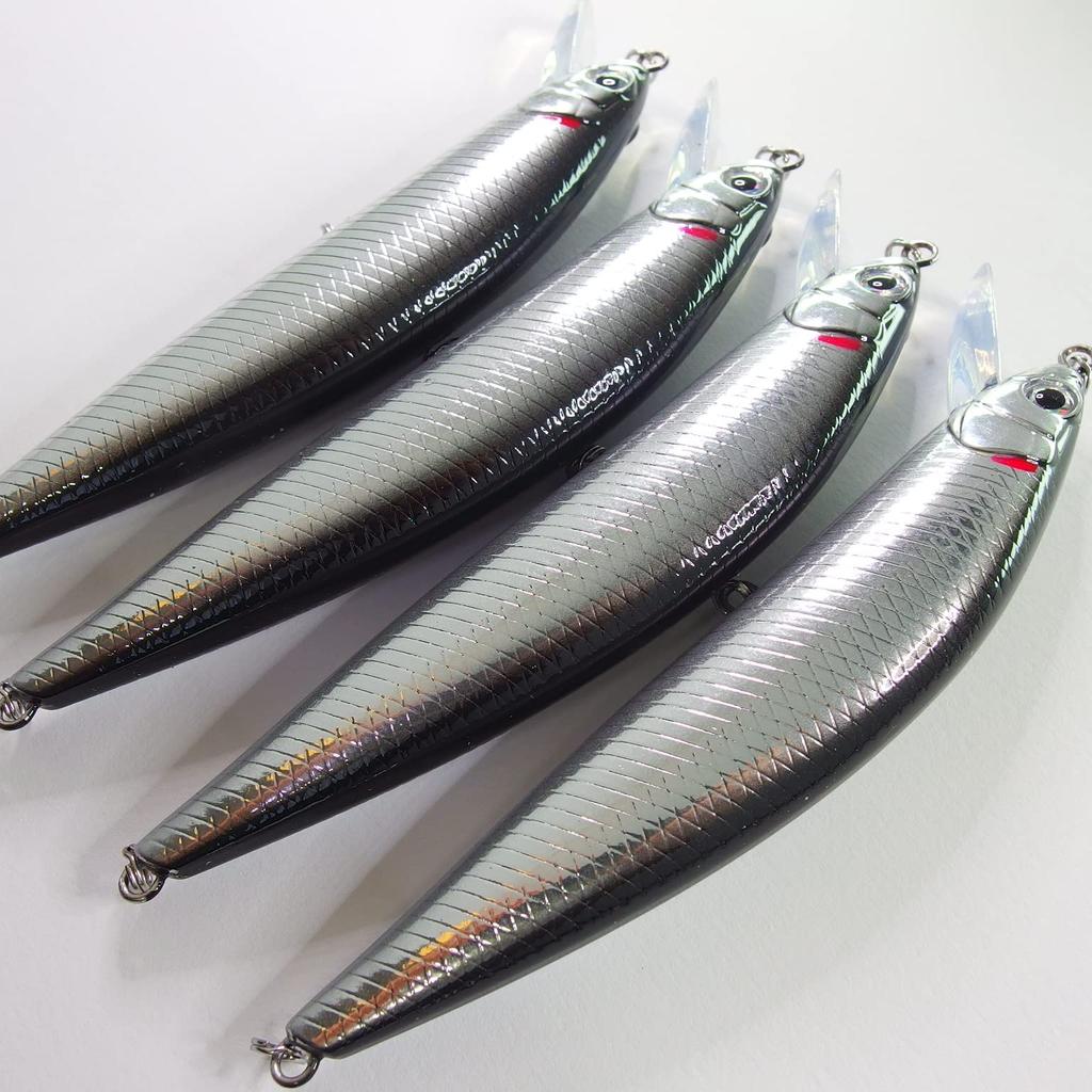 Momo Lure Blue for Spanish and Pintail Fishing Katakuchi X Runner, 120mm, 40g, Bluefish, Yellowtail, Amberjack, Mackerel, Tuna, (CKI 4)