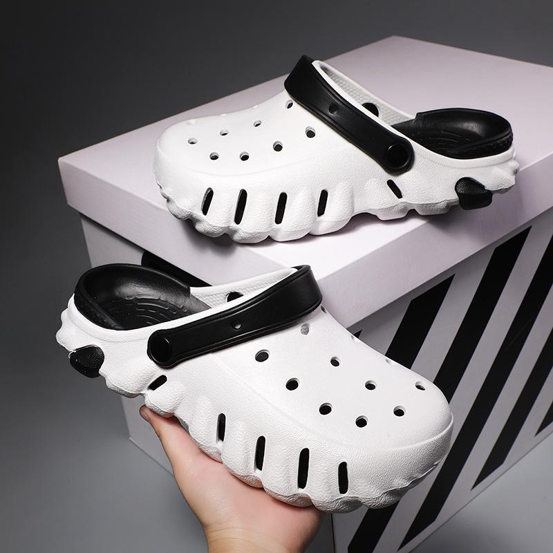 Fashion Men Sandals Summer EVA Clogs Men's Casual Shoes Fashion Non-slip Sports Sandals Beach Shoes Outdoor Breathable Garden Slippers