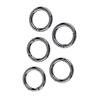 5 Pack Zinc Alloy Round    Snap Hooks, Hook Key Chain Clips, Secure Locking Buckle for Key   Tool Attachment