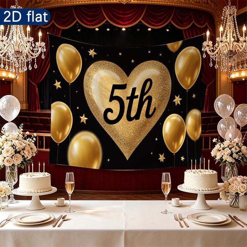 Party Backdrop Heart Photo Booth Background Front Door Decor