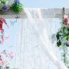 Wedding Arch Draping Fabric White Lace Drapes Sheer Backdrop Curtain for Wedding Ceremony Birthday Party Bridal Shower Decoration