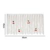 White Lace Half Curtain Cute Cherry Design Window Door Short Curtain Cabinet Wardrobe Furniture Dust-proof Curtain Sheer Voile