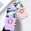 For Z Flip6 Scratch Resistant Smartphone Shell Magnetic Case With Hinge Guard, Full Body Sleeve, Integrated Screen Cover