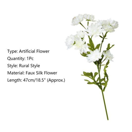 1Pc Artificial Crisântemo Jardim Flor Falsa DIY Festa de Casamento Decoração de Casa