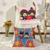 Cute M-Monchhichis-S Throw Pillow Covers Pattern Cushion Cover Suitable For Sofa Bedroom Car Pillow Cover