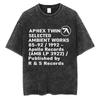 Y2k T-Shirt Herren Kleidung Neu im Top & T-Shirts Herren T-Shirt Gewaschen Vintage Aphex Twin Selected Ambient Works 85 92 Buchstabendruck