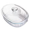 Ruhan Large Oval Borosilicate Glass Casserole Dish