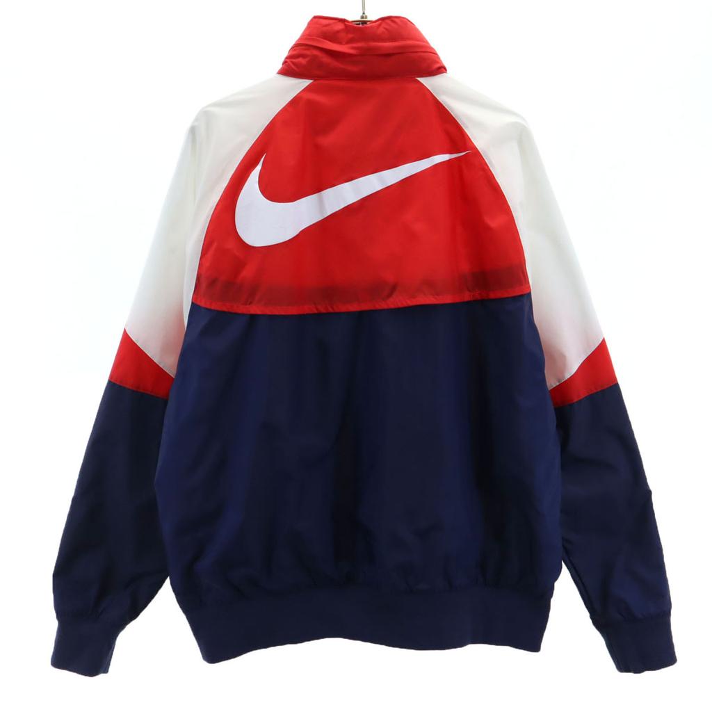Nike Windbreaker S Navy Jacket Mesh Lining Men's Used