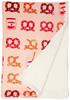 Marushin Half Polka Nordic Pretzel Includes Storage Compact H140 X Winter 0595014200 Blanket, Pattern, Pattern, Bag, Blanket, W100cm, Cute, Fluffy,