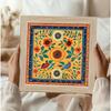 ArtX Paper Madhubani Art Paintings with Frame for Home Decor, Wall Painting for Living Room,