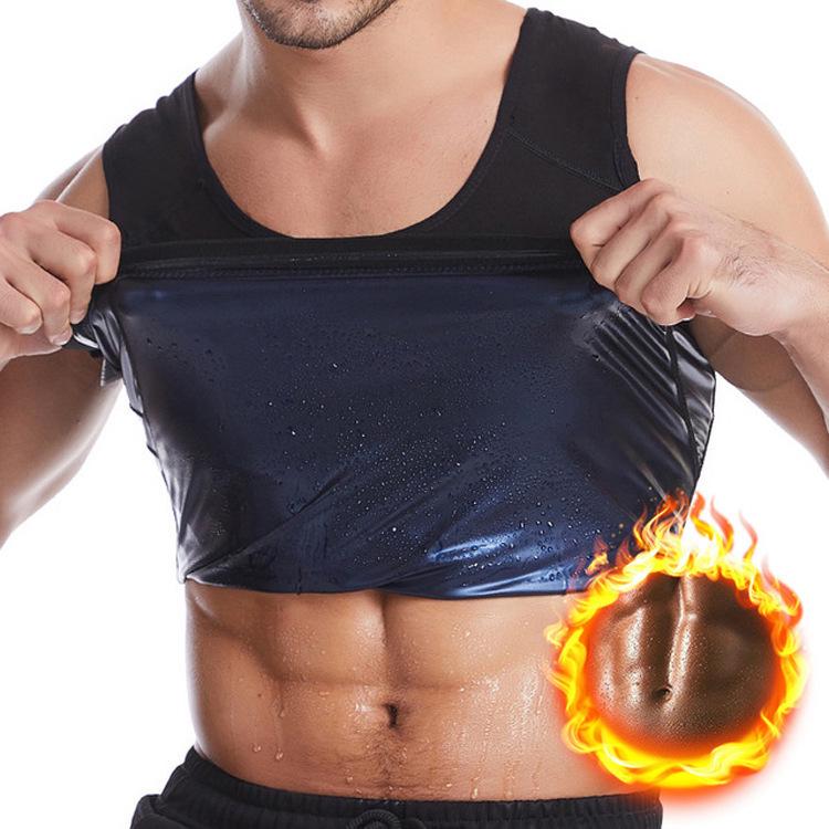 Men's and Women's Intense Sweat Body Shaper Vest for Running, Yoga, and Fitness Abdomen Control.