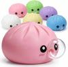 -//Knödel Squishies Blasenbläser Spielzeug Knödel Squishies Set mit Dampfgarer Neue Blasenblasende Squishies, Dehnbares Fidget Sensorisches Spielzeug