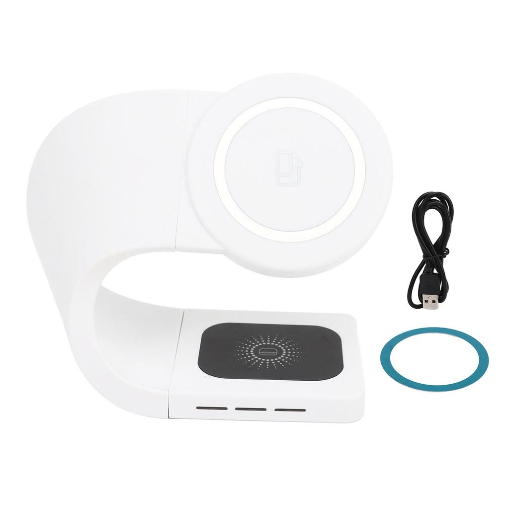 15W Fast Wireless Charger Magnetic Charging Station 3 Core Wireless Charging Dock Stand for Mobile Phones Watches