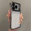 Electroplating anti-drop suitable for Apple 17promax mobile phone case iphone16/15/14pro advanced sense transparent case