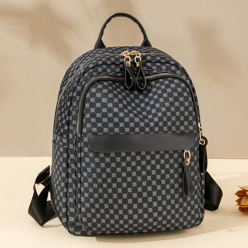 

Рюкзак класса люкс новейшего стиля для женщин, сумка для студентки колледжа, модная корейская версия, простой и стильный школьный рюкзак, универсальный Fa чёрный