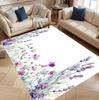 Bunter Aquarell-Blumen-Themen-Bereichsteppich Wohnzimmerdekoration Sofateppich Schlafzimmer Nachttischteppich Küche Couchtisch Bodenschutzmatte