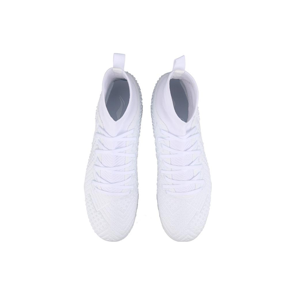New LiNing Shadows 2.0 Cushioning Wear-Resistant Soccer Shoes Men's White YSTT029-1