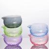 MiniMood Matcha Bowl Set Heat-Resistant Glass Tea Ceremony Utensils Gift Transparent Clear + Chasen Stand Traditional Craft Design Japanese Style