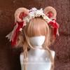 Lolita Bear Ear Headband KC Headband Cat Ear Multi-layer Lace Hair Accessories for Women