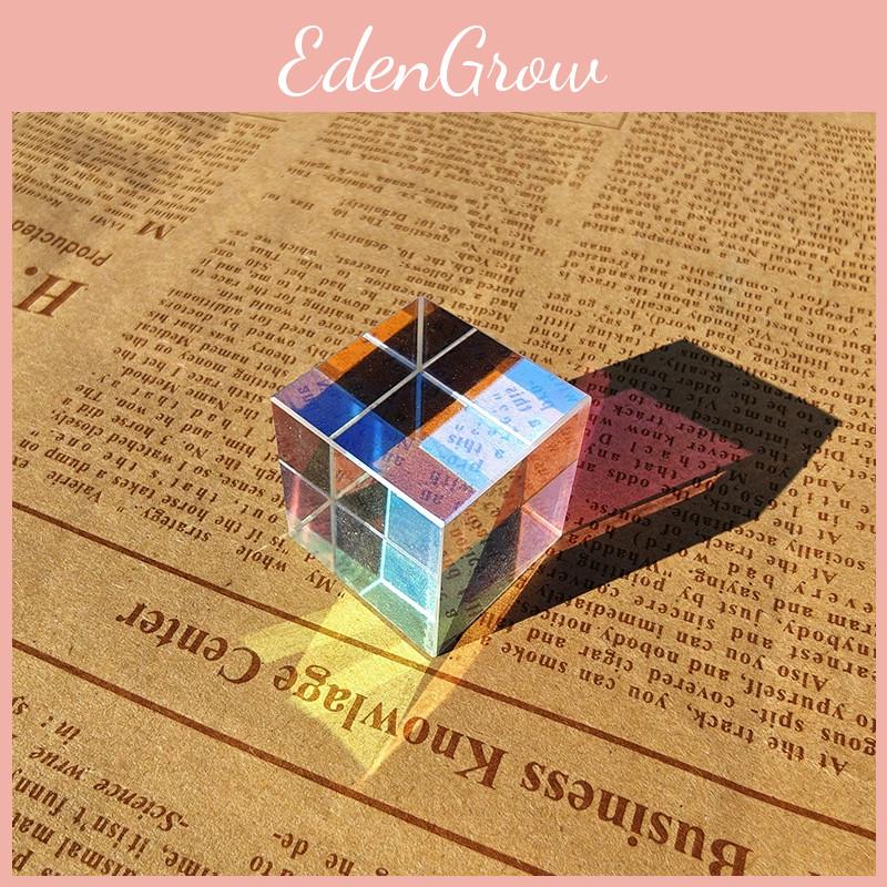 Sonnenfänger Prisma Würfel mit Brechlicht zum Verschenken und für die Heimdekoration