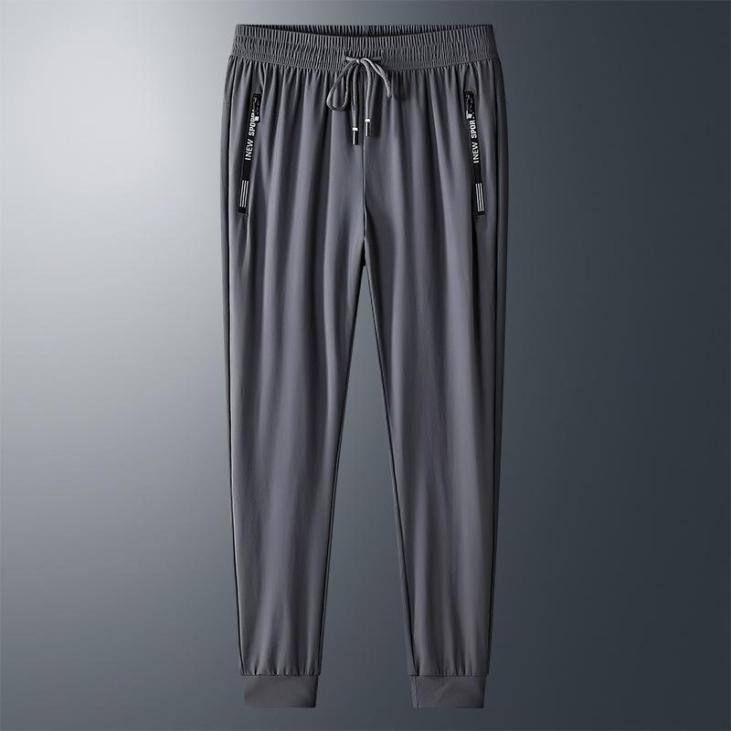 

Men s Casual Quick Dry Lightweight Elastic Cuff Trousers L