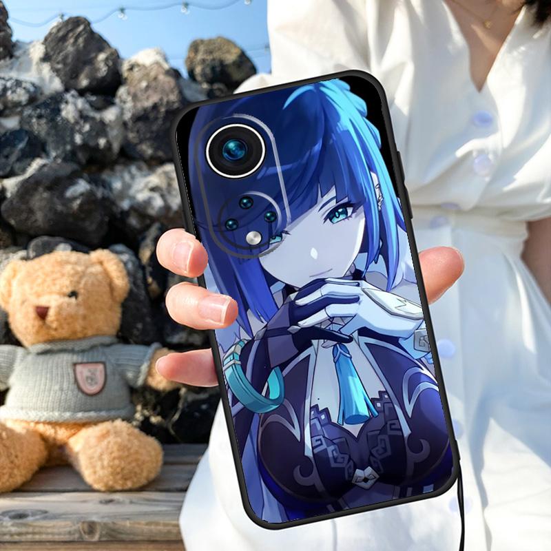 Genshin Impact Yelan Case For Honor Magic 8 7 5 6 Pro X9a X9b X9c X9d X8c X8b Win RT 50 70 90 200 400 Lite Cover