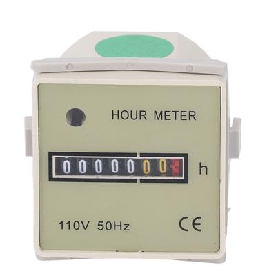 Timer Industriale Contatore Orario Meccanico 099999.99H Contatore di Tempo per Generatori Compressori