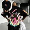 Unisex Graphic Tshirt Animal Print Tee Summer Casual Loose Streetwear Short Sleeve Unisex Cotton Tops Daily Street Outfit
