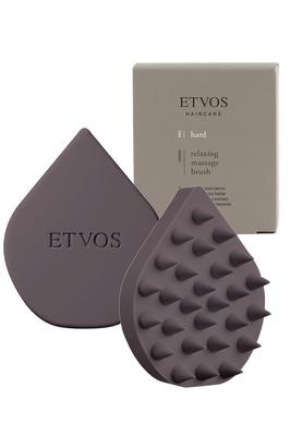 ETVOS Relaxing Massage Brush Hard #Charcoal Gray Scalp Massage Brush Scalp Care Head Massage