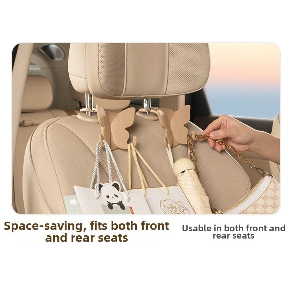 Butterfly Shape Headrest Hanger Hidden Hook Car Seat Back Organizer Car Seat Hook Backseat
