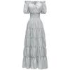 Abito Lungo Medievale Rinascimentale da Donna per Halloween Role Play