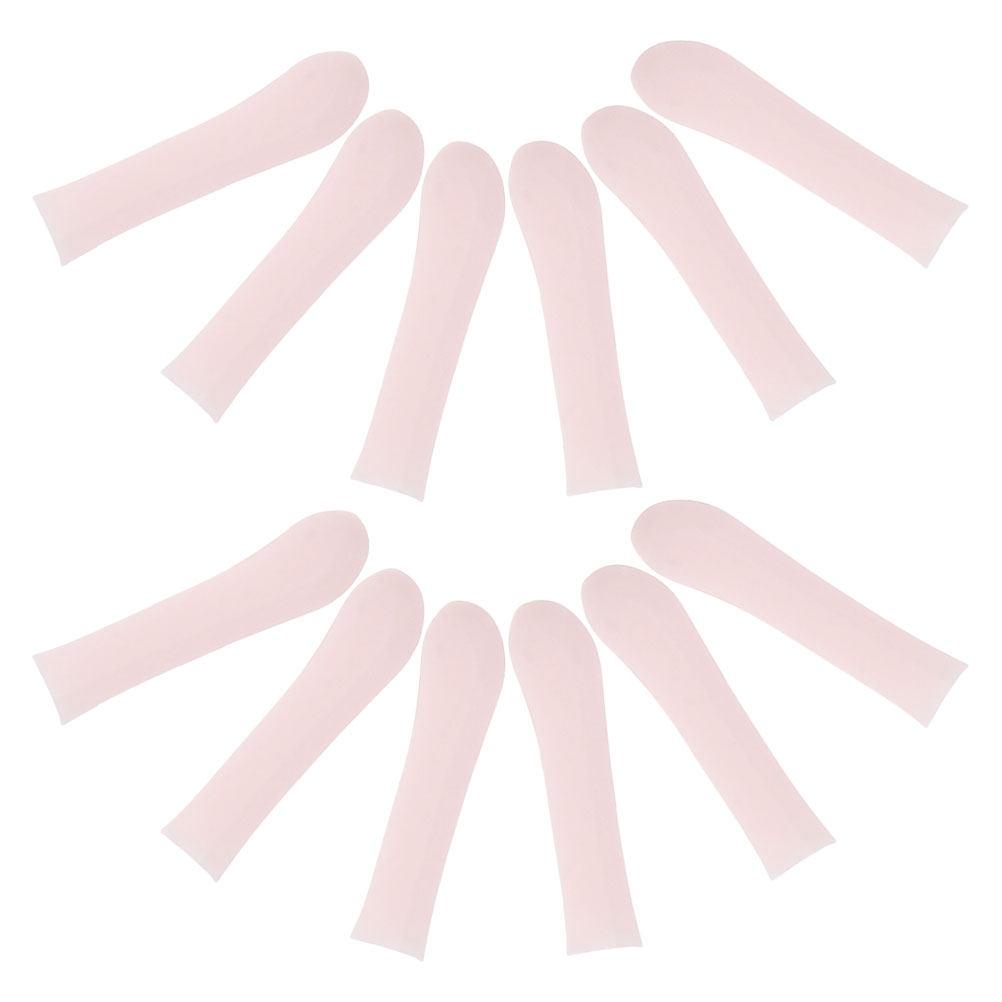 12Pcs Ear Spoon Wax Remover Replacement Covers Soft Flexible Silicone Ear Cleaning Sleeves Easy to Clean Universal Earwax