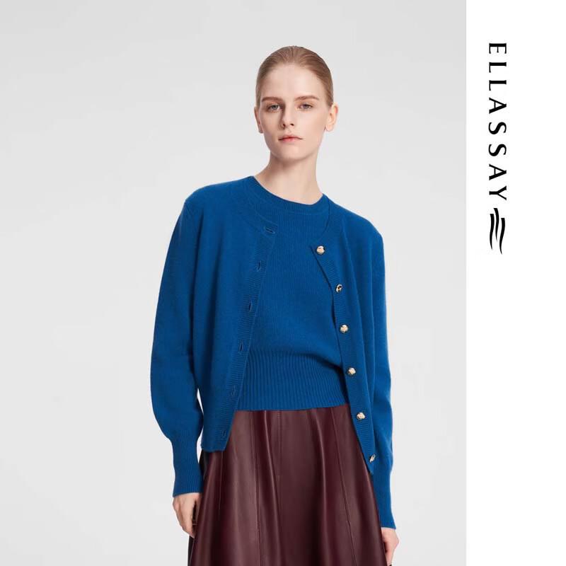 ELLASSAY Women's Elegant Cashmere Knit Sweater