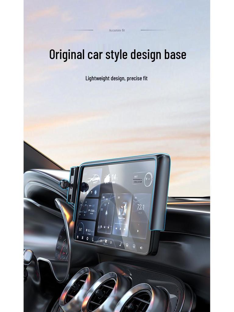 Heavy Duty Sinotruk Howo S6 Mobile Phone Holder for 24-25 Model Pickup Truck - Navigation Modification & Interior Decoration Accessories