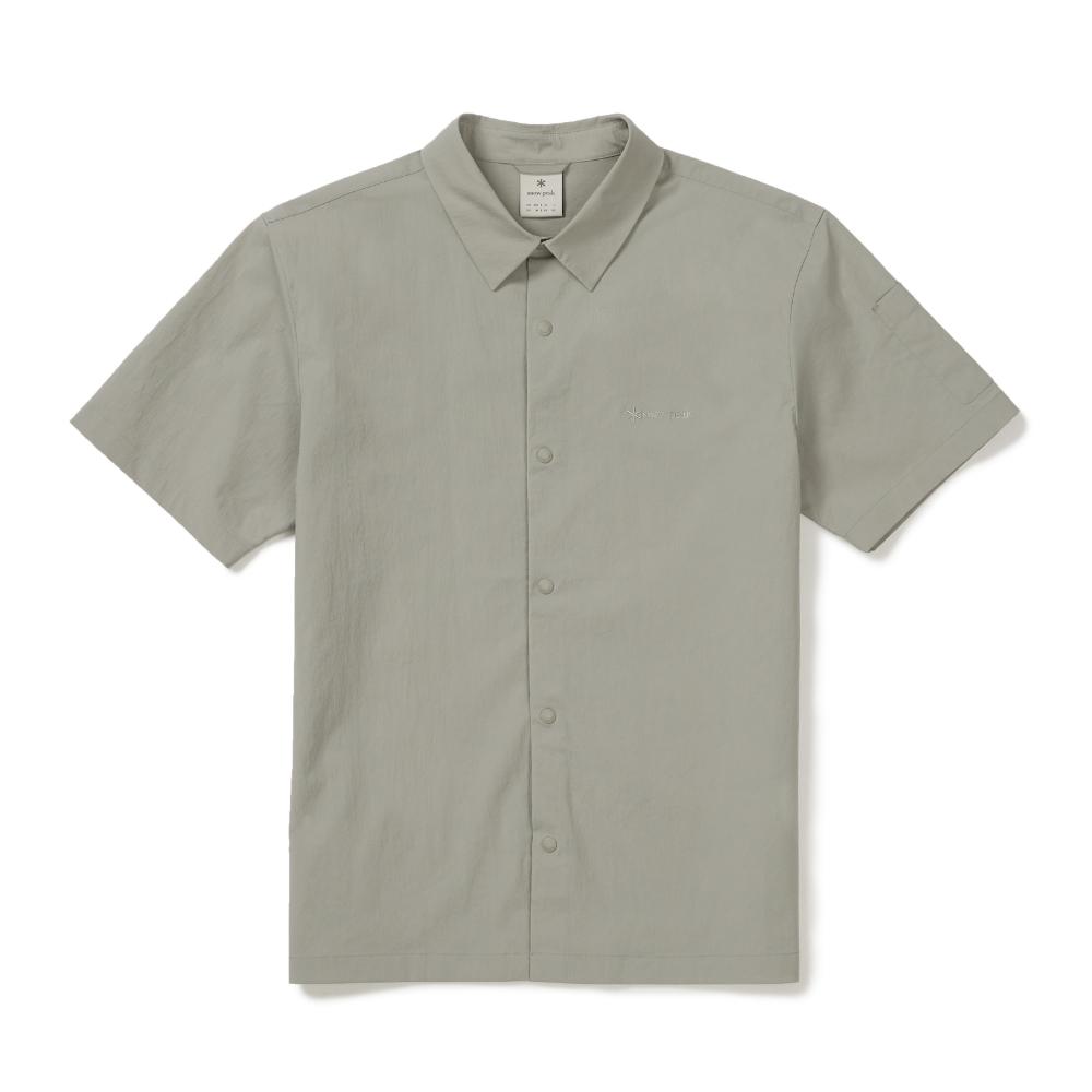 [Snowpeak] Route Short Sleeve Shirt Gray (S26MMRSH62)