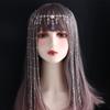 Girls Headwear Crystal Chinese Hanfu Hairwear Women Hair Clips Korean Barrettes Long Tassel Veil