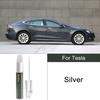For Tesla Model 3 Y X S Car Scratch Removal and Touch-up Pen Wheel Hub Paint Repair Pen Clear Coat Stealth Gray Solid Black