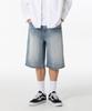 [Cooltandard] Big Brush Bermuda Denim Pants [Light Indigo]