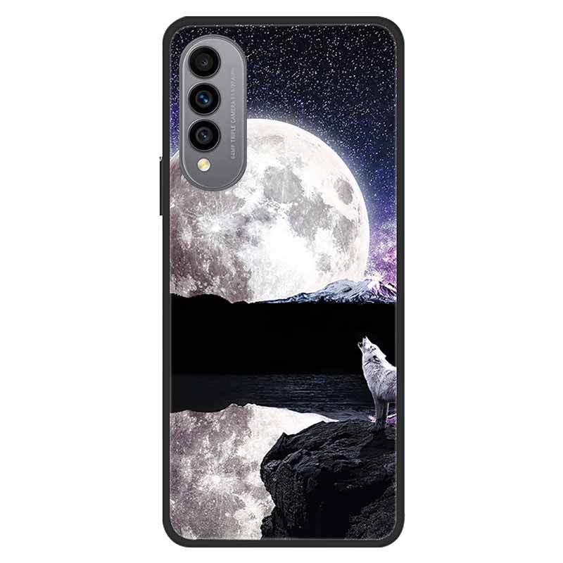 For WIKO T50 Case T 50 Soft silicone TPU Back Cover For Wiko T50 W-P861-01 W-P861-02 Phone Case WikoT50 Black Protective Painted