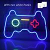 Enseigne au néon - ineonlife - manette de jeu xbox - led bleu - 27,5 x 41 cm - usb