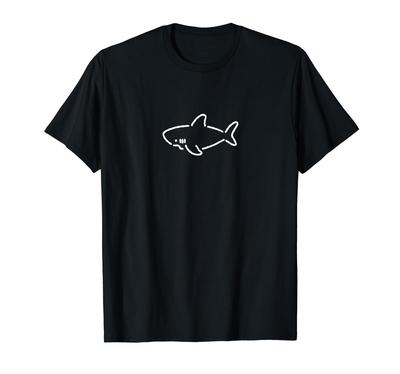 Relativ einfaches Hai-T-Shirt