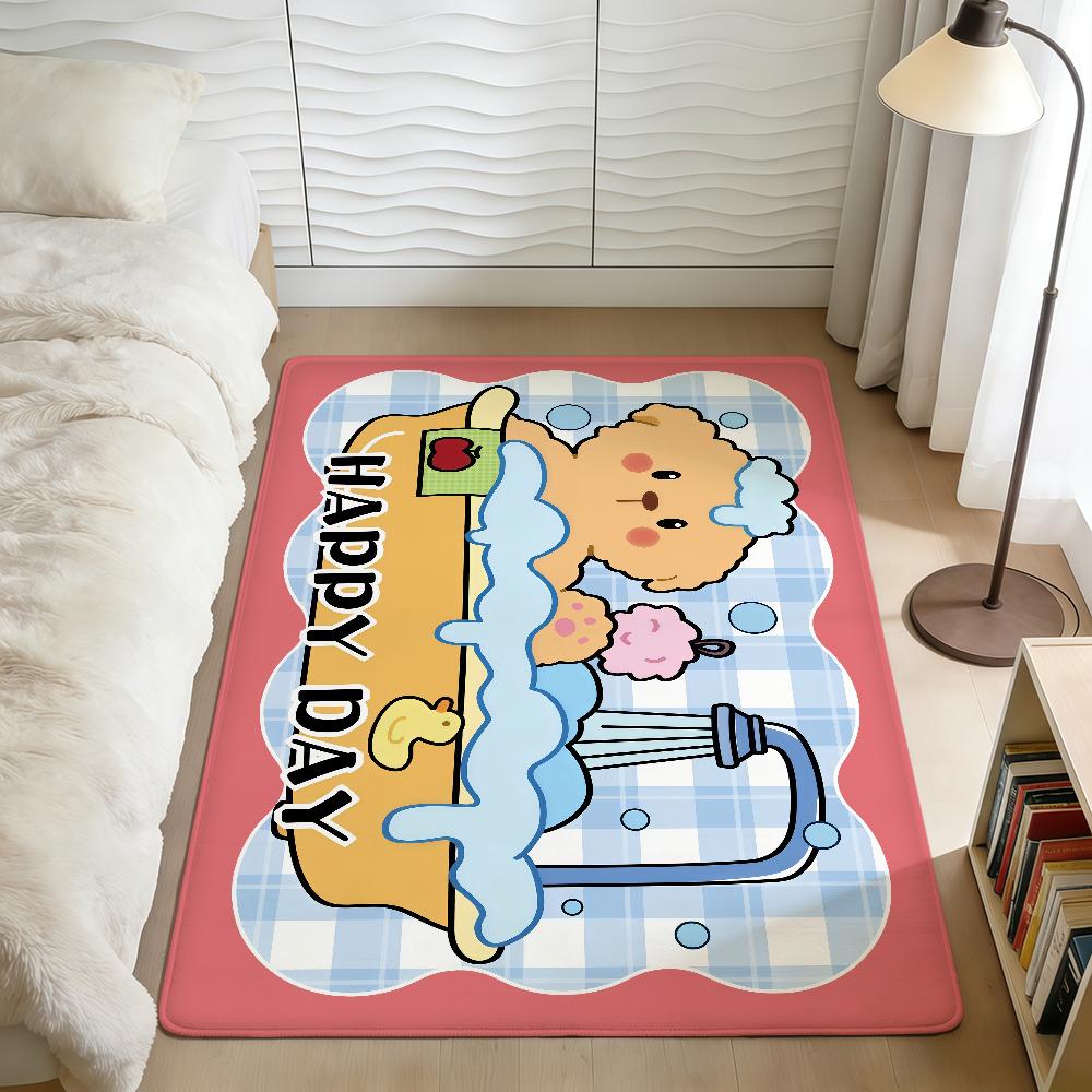 modern cute cartoon bear tiger puppy Home Bed Rug Kitchen Bath Floor Mat Hallway Balcony Carpet Entrance Doormat hogar Decor